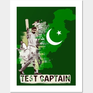 Pakistan Test Captain Posters and Art